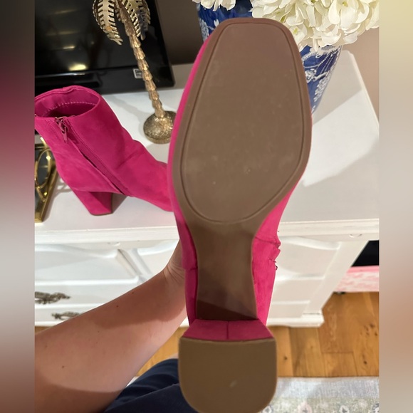 Hot Pink Booties - Picture 3 of 3